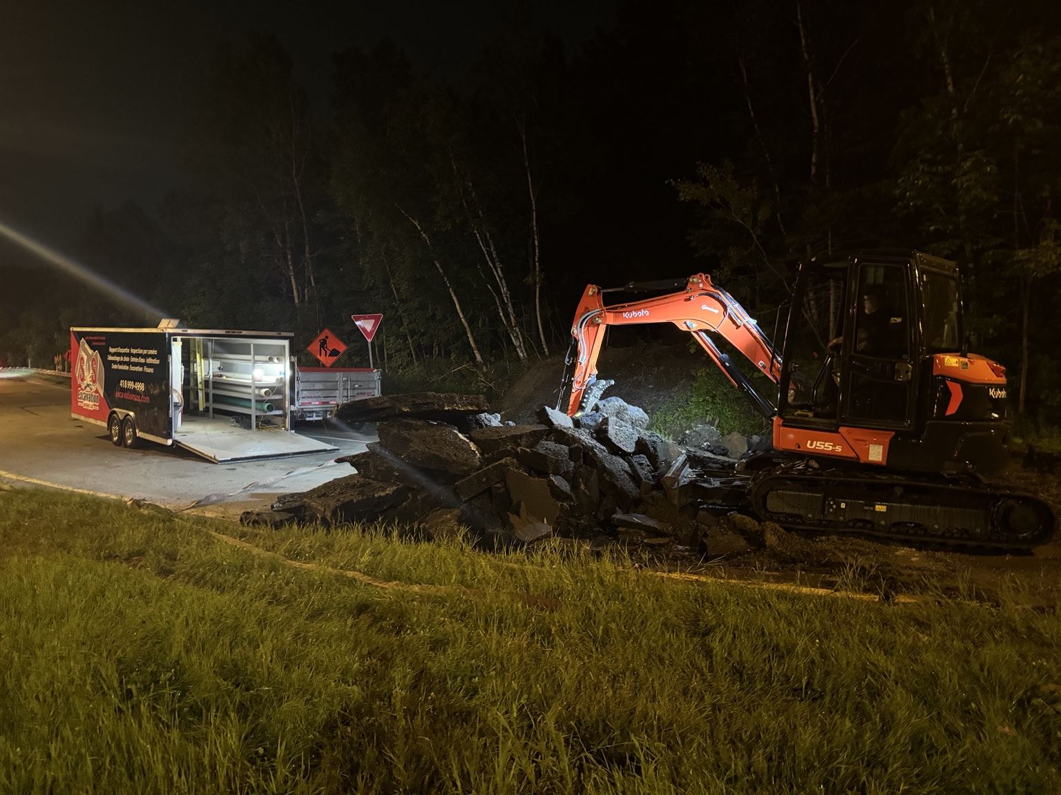 Équipement au chantier